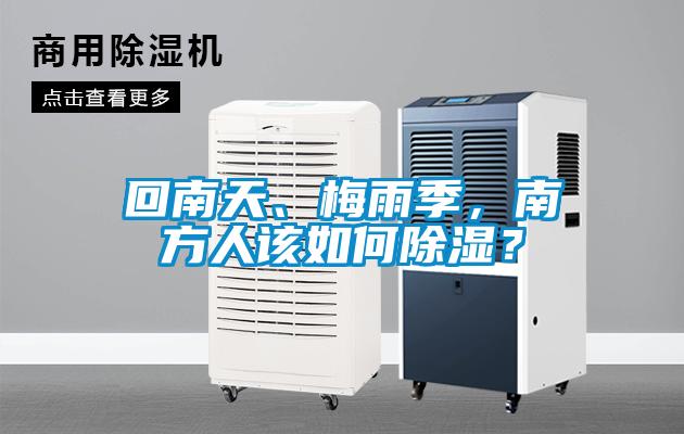 回南天、梅雨季，南方人該如何除濕？