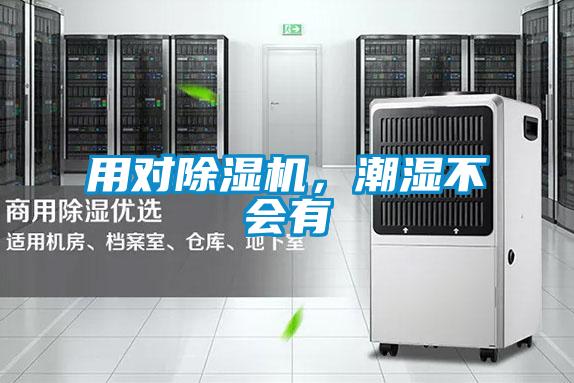 用對除濕機，潮濕不會有