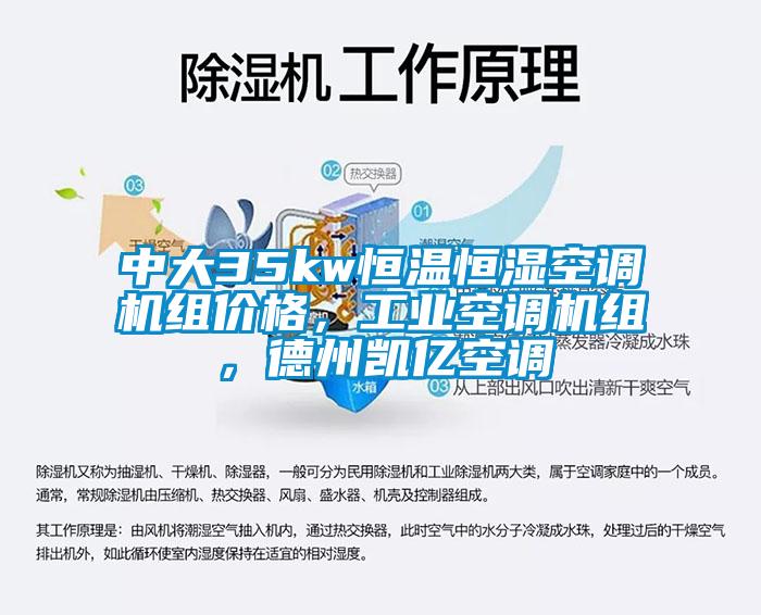 中大35kw恒溫恒濕空調(diào)機(jī)組價格，工業(yè)空調(diào)機(jī)組，德州凱億空調(diào)