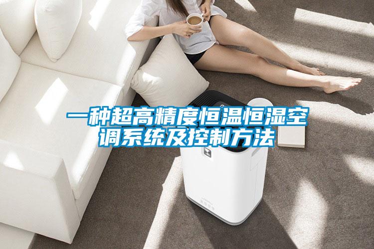 一種超高精度恒溫恒濕空調系統(tǒng)及控制方法