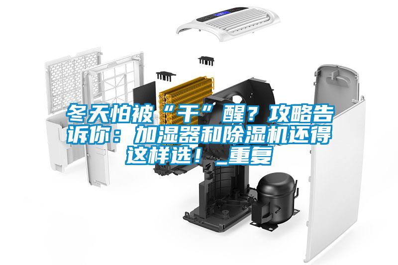 冬天怕被“干”醒？攻略告訴你：加濕器和除濕機(jī)還得這樣選！_重復(fù)