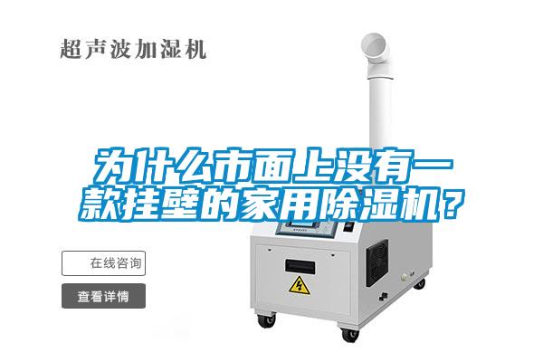 為什么市面上沒有一款掛壁的家用除濕機？