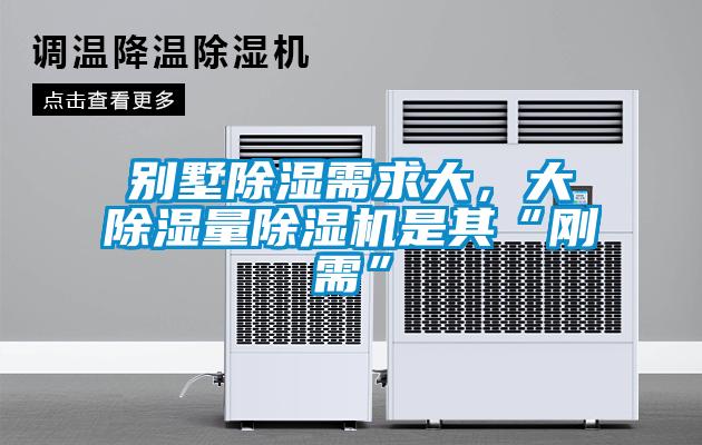 別墅除濕需求大，大除濕量除濕機是其“剛需”