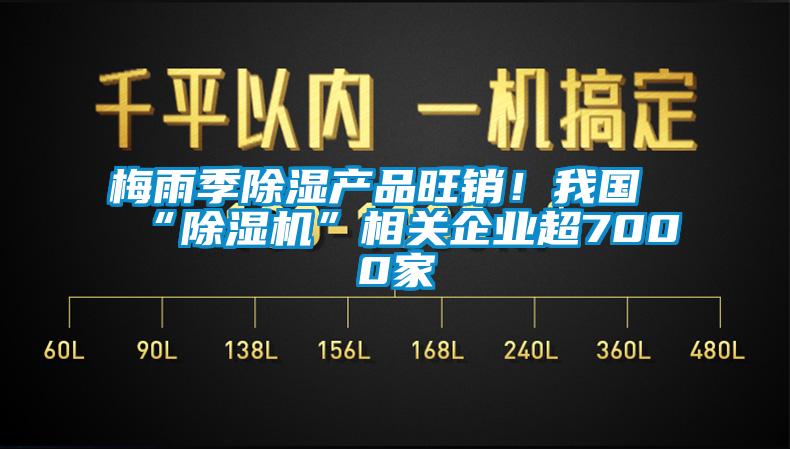梅雨季除濕產品旺銷！我國“除濕機”相關企業超7000家