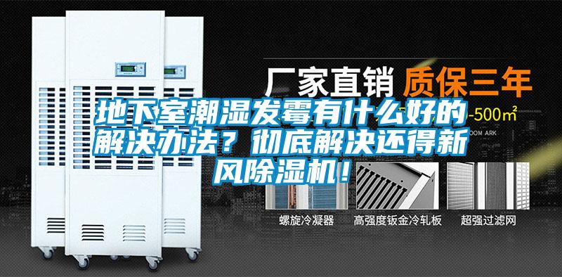 地下室潮濕發霉有什么好的解決辦法？徹底解決還得新風除濕機！