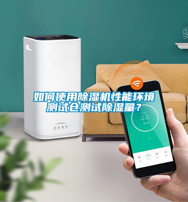 如何使用除濕機性能環境測試倉測試除濕量？