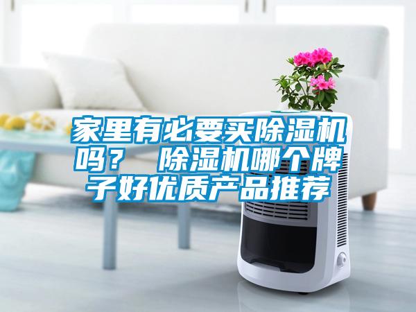 家里有必要買除濕機嗎？ 除濕機哪個牌子好優質產品推薦