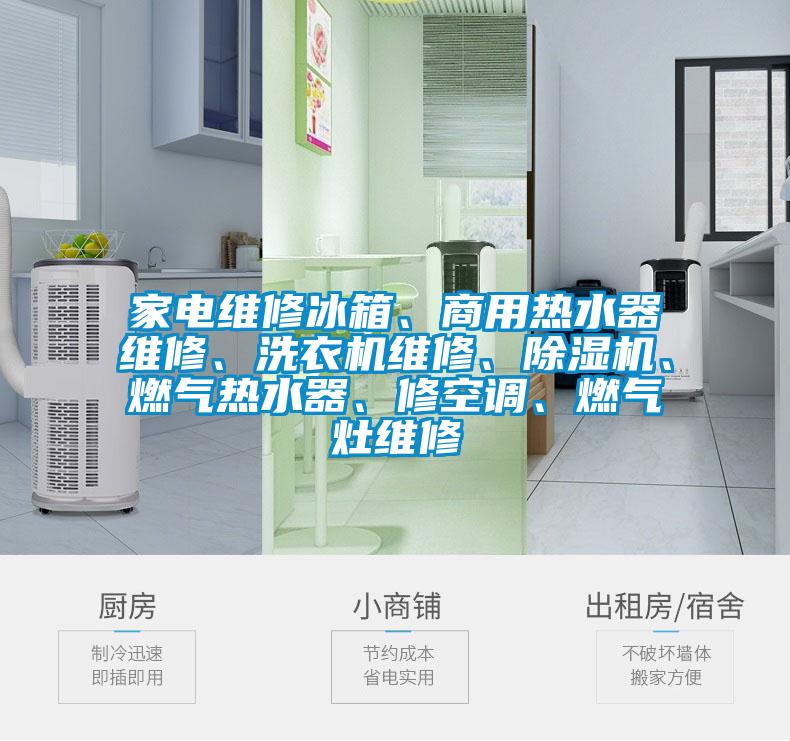 家電維修冰箱、商用熱水器維修、洗衣機(jī)維修、除濕機(jī)、燃?xì)鉄崴鳌⑿蘅照{(diào)、燃?xì)庠罹S修