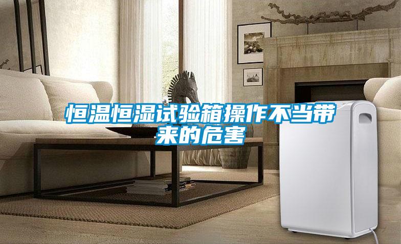 恒溫恒濕試驗(yàn)箱操作不當(dāng)帶來(lái)的危害