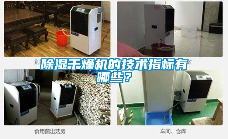 除濕干燥機(jī)的技術(shù)指標(biāo)有哪些？