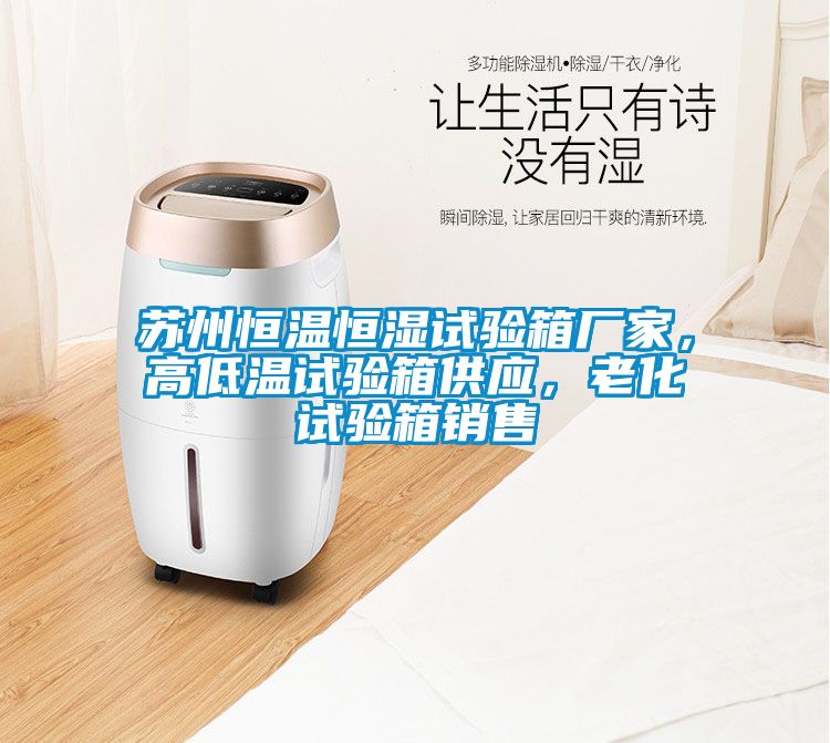 蘇州恒溫恒濕試驗箱廠家，高低溫試驗箱供應，老化試驗箱銷售