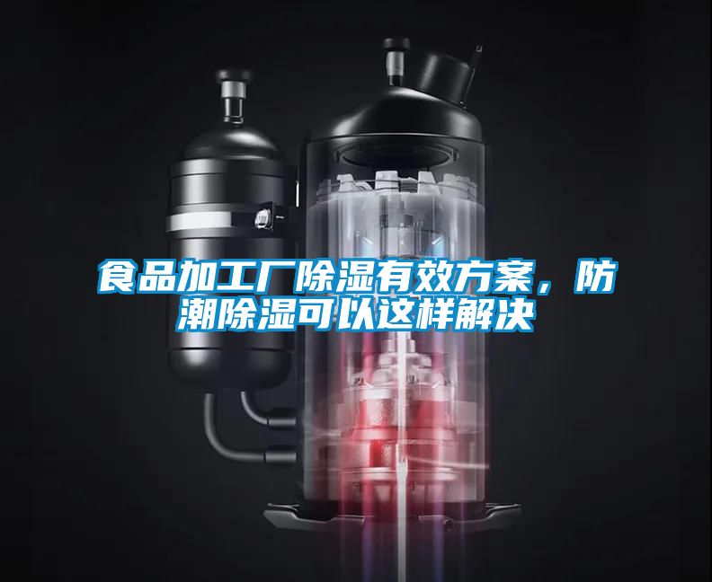 食品加工廠除濕有效方案，防潮除濕可以這樣解決